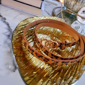 Skinny Leopard Fashion Belt (New)